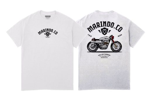 Marindo Leather T-Shirt "Ride Like a Warrior"