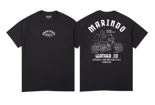 Marindo Leather T-Shirt Custom Motorcycle